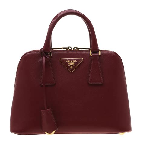 used maroon prada milano bag|farfetch prada bags.